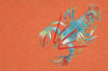 Trans Ocean Visions III Lobster Orange Area Rug 1' 8'' X 2' 6''