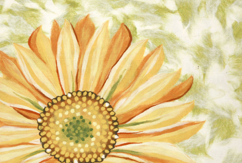 Trans Ocean Visions IV Sunflower Yellow Area Rug main image