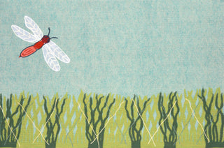 Trans Ocean Visions IV Dragonfly Blue Area Rug main image