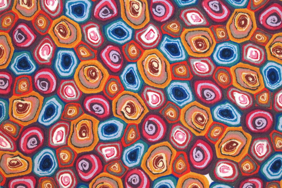 Trans Ocean Visions IV Murano Swirl Pink Area Rug 1' 8'' X 2' 6''