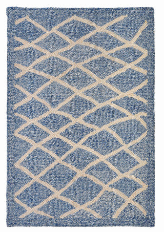 Trans Ocean Wooster Twist Blue Area Rug Main