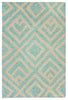 Trans Ocean Wooster Kuba Blue Area Rug 2' 0'' X 3' 0''