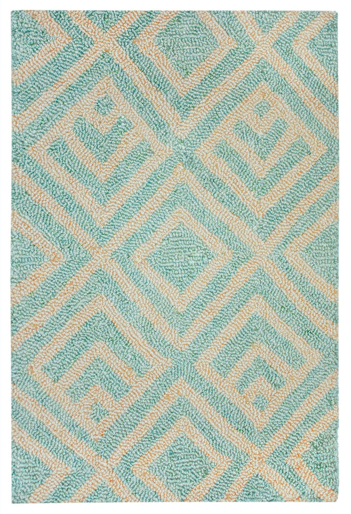 Trans Ocean Wooster Kuba Aqua Area Rug by Liora Manne