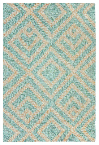 Trans Ocean Wooster Kuba Aqua Area Rug by Liora Manne