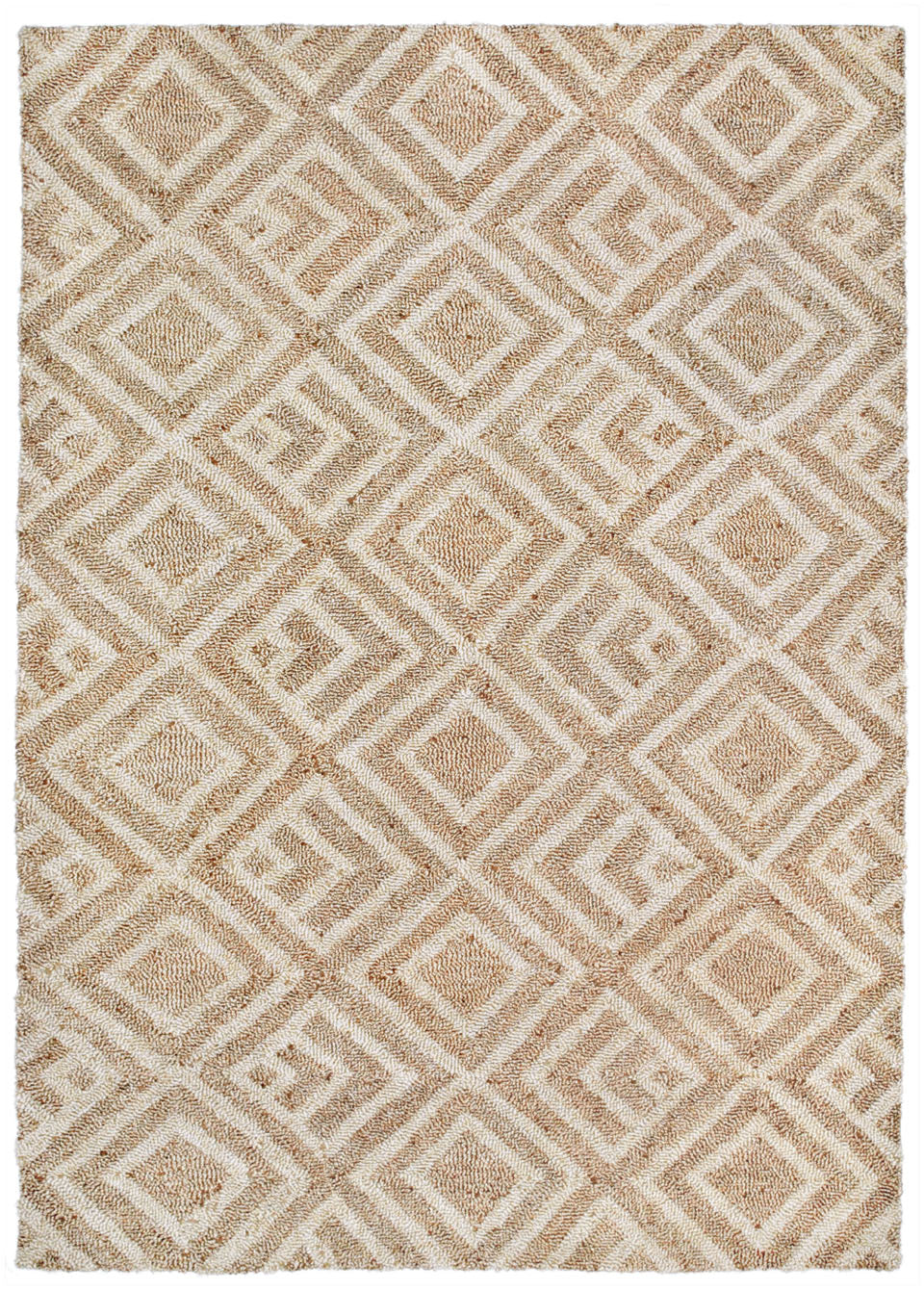 Trans Ocean Wooster Kuba Natural Area Rug Mirror by Liora Manne main image