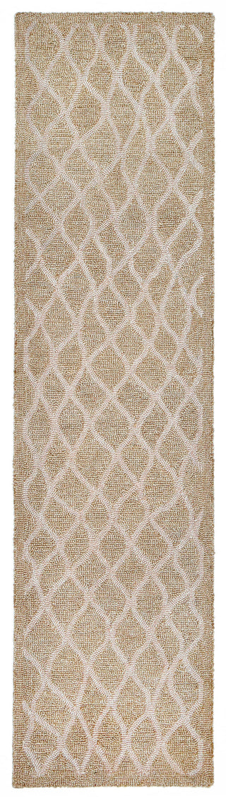 Trans Ocean Wooster Twist Natural Area Rug 2'0'' X 8'0'' Runner