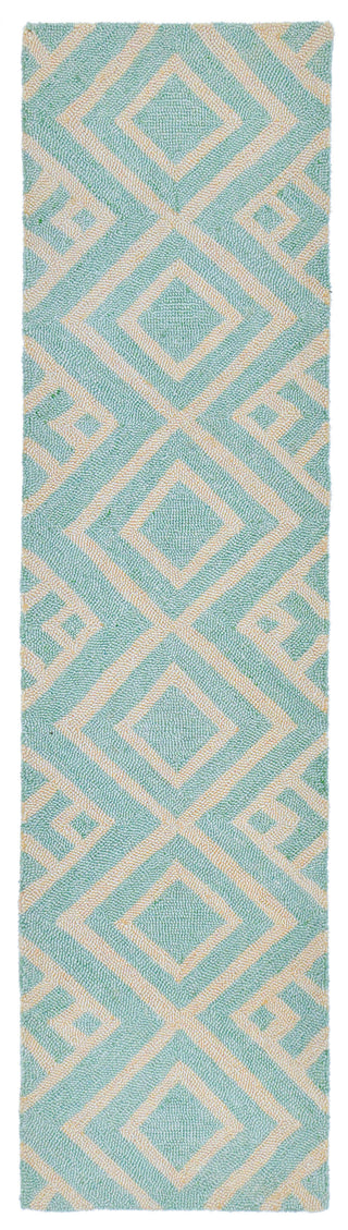 Trans Ocean Wooster Kuba Aqua Area Rug by Liora Manne