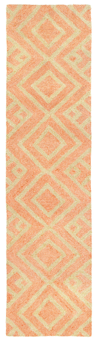 Trans Ocean Wooster Kuba Orange Area Rug 2'0'' X 8'0'' Runner