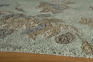 Momeni Transitions TS-05 Sage Area Rug Corner Shot