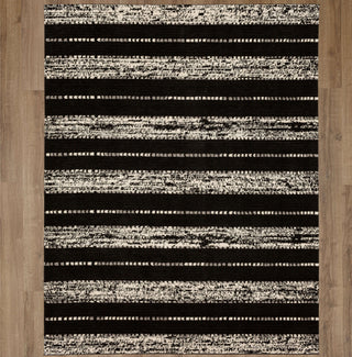 Karastan Traverse Lanes Charcoal Area Rug by Bobby Berk Main Image