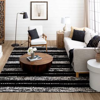 Karastan Traverse Lanes Charcoal Area Rug by Bobby Berk Lifestyle Image Feature