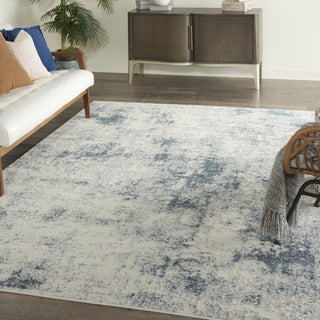 Nourison Trance TRC06 Ivory Blue Area Rug