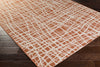 Surya Terrace TRC-1009 Burnt Orange Area Rug by Candice Olson Corner Shot