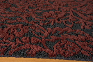 Momeni Trek TK-06 Charcoal Area Rug Corner Shot