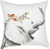 Trendy Hip New-age Floral Elephant White by Nourison main image