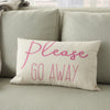 Nourison Trendy Hip New-age Please Go Away Pink  Feature