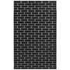 LR Resources Tribeca 04312 Black/White Hand Woven Area Rug 5' X 8'