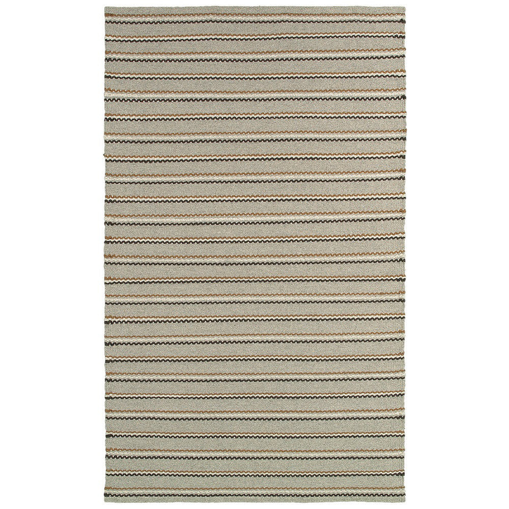 LR Resources Tribeca 04314 Fawn Hand Woven Area Rug 5' X 8'
