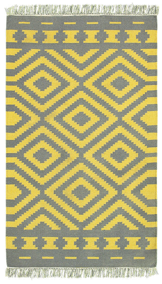 LR Home Tribeca 04323 Gray/Mustard Area Rug