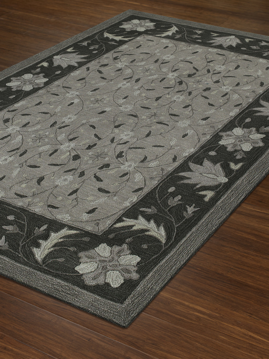 Dalyn Tribeca TB1 Pewter Area Rug Floor Image Feature