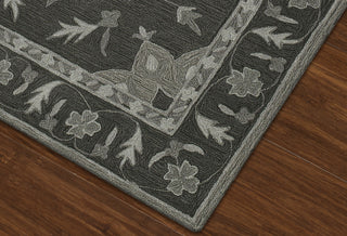 Dalyn Tribeca TB4 Charcoal Area Rug Corner Image