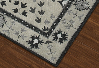 Dalyn Tribeca TB5 Silver Area Rug Corner Image