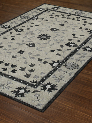 Dalyn Tribeca TB5 Silver Area Rug Floor Image Feature