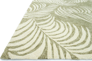 Loloi Tropez TZ-01 Sage / Ivory Area Rug Corner Shot