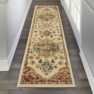 Traditional Vintage TRV01 Ivory Area Rug by Nourison