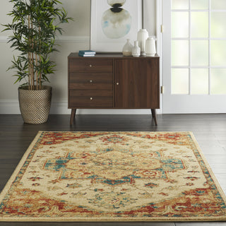 Traditional Vintage TRV01 Ivory Area Rug by Nourison