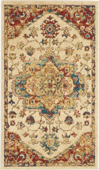 Traditional Vintage TRV01 Ivory Area Rug by Nourison