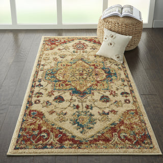 Traditional Vintage TRV01 Ivory Area Rug by Nourison