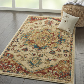 Traditional Vintage TRV01 Ivory Area Rug by Nourison