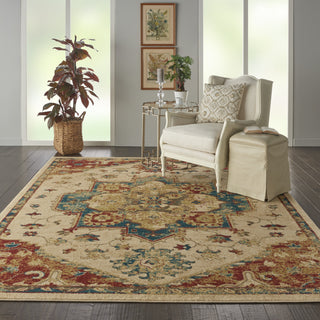 Traditional Vintage TRV01 Ivory Area Rug by Nourison