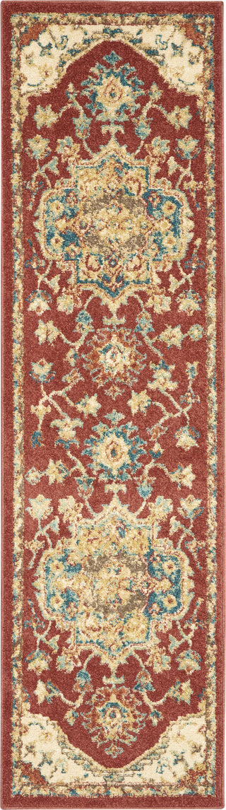 Traditional Vintage TRV01 Red Area Rug by Nourison