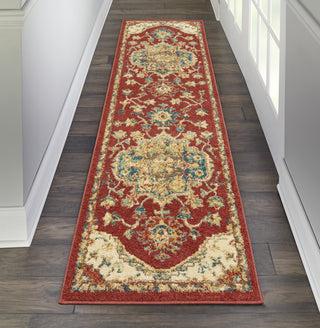 Traditional Vintage TRV01 Red Area Rug by Nourison