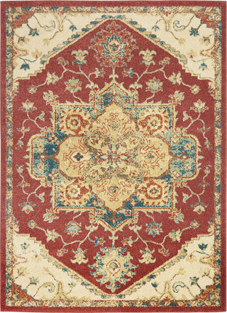 Traditional Vintage TRV01 Red Area Rug by Nourison