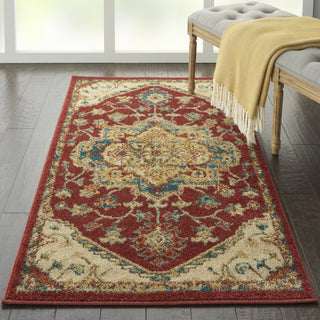 Traditional Vintage TRV01 Red Area Rug by Nourison