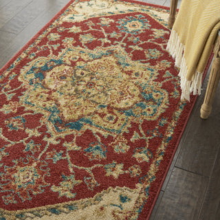 Traditional Vintage TRV01 Red Area Rug by Nourison