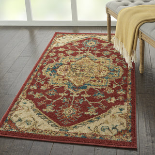 Traditional Vintage TRV01 Red Area Rug by Nourison