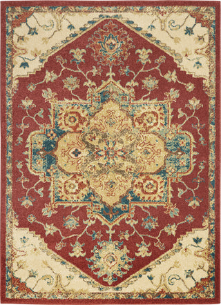 Traditional Vintage TRV01 Red Area Rug by Nourison