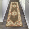 Traditional Vintage TRV03 Brown Area Rug by Nourison