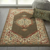 Traditional Vintage TRV03 Brown Area Rug by Nourison