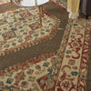 Traditional Vintage TRV03 Brown Area Rug by Nourison