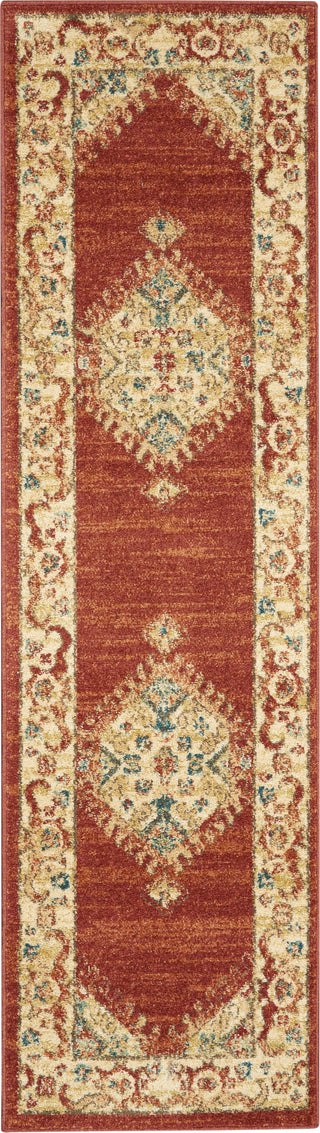 Traditional Vintage TRV03 Red Area Rug by Nourison