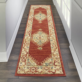 Traditional Vintage TRV03 Red Area Rug by Nourison