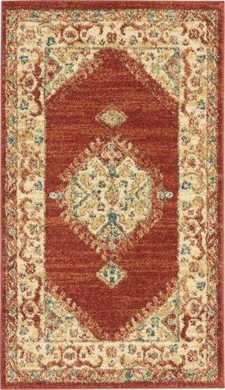 Traditional Vintage TRV03 Red Area Rug by Nourison