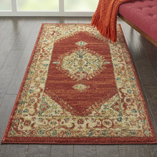 Traditional Vintage TRV03 Red Area Rug by Nourison