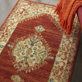 Traditional Vintage TRV03 Red Area Rug by Nourison