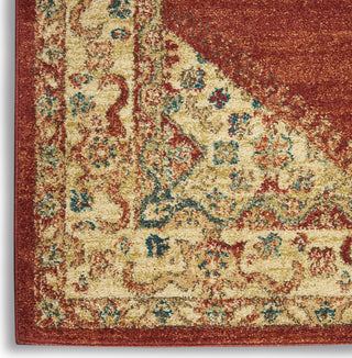 Traditional Vintage TRV03 Red Area Rug by Nourison